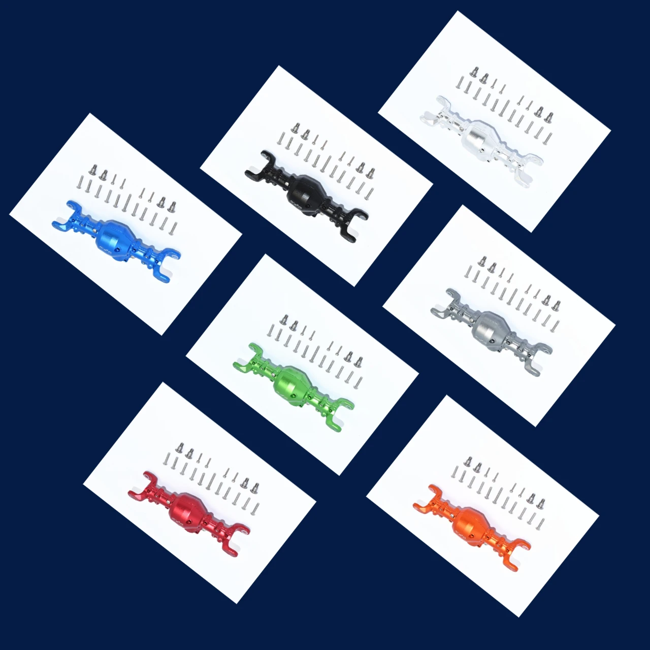 

Алюминиевая передняя коробка передач для TAMIYA 1/10 R/C Mercedes-Benz G500 B1 + B2