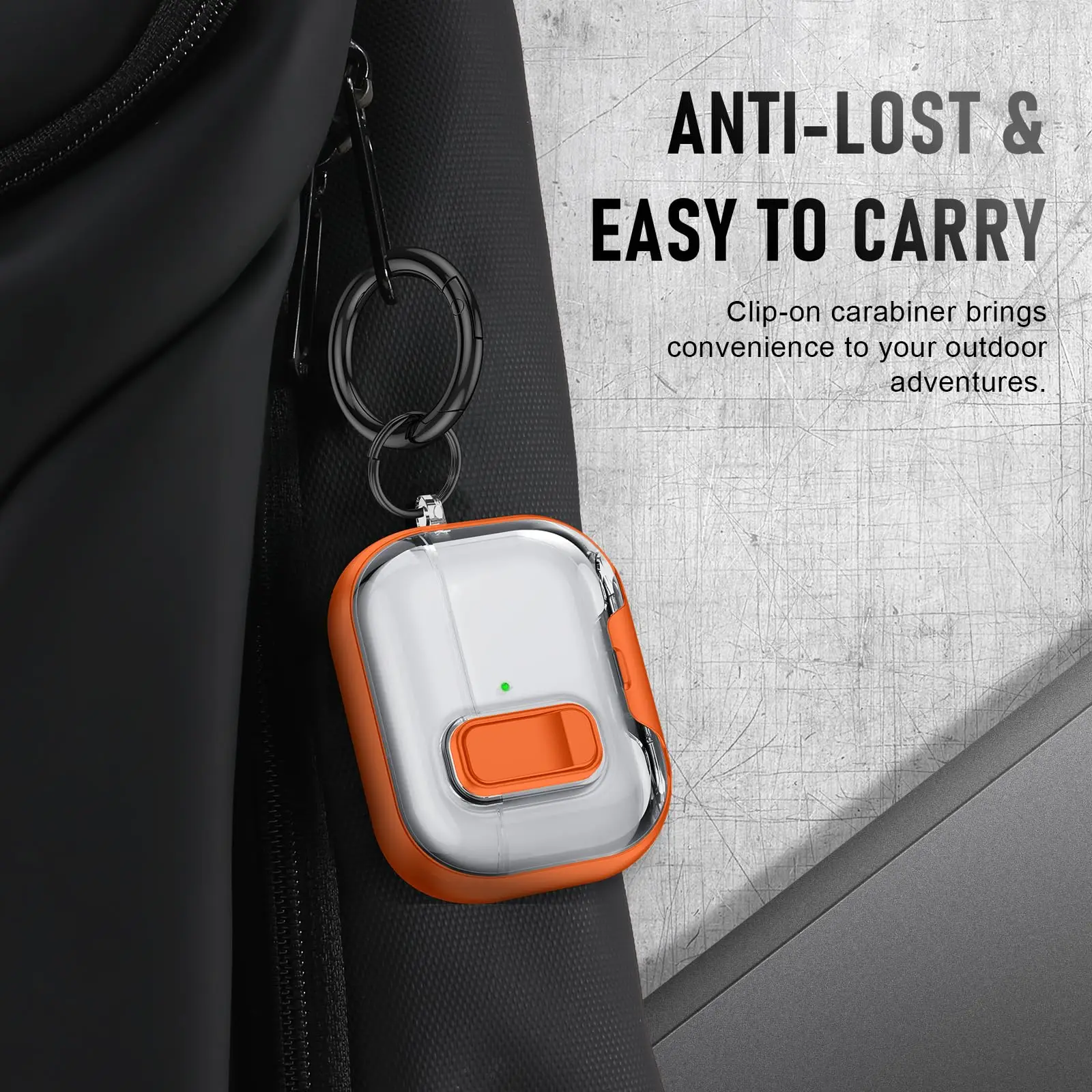 Case for Airpods Pro 3 with Secure Lock & Phone Stand Soft TPU Protective Case with Lanyard Anti-Scratch Shell for AirPods Pro 3 view 6