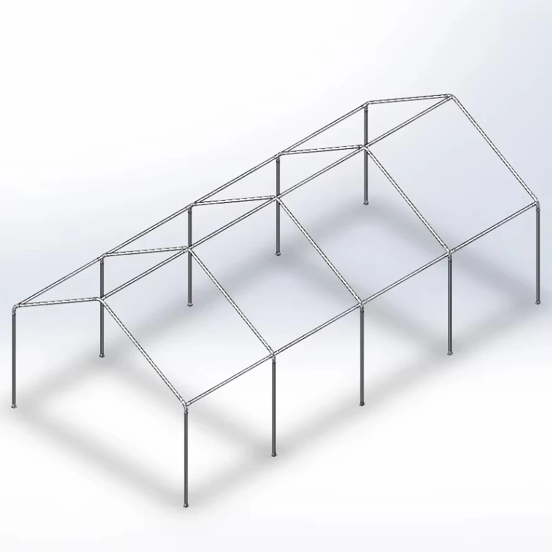 

4x8M wedding terrace party tent, PVC side walls, church windows waterproof and UV protection