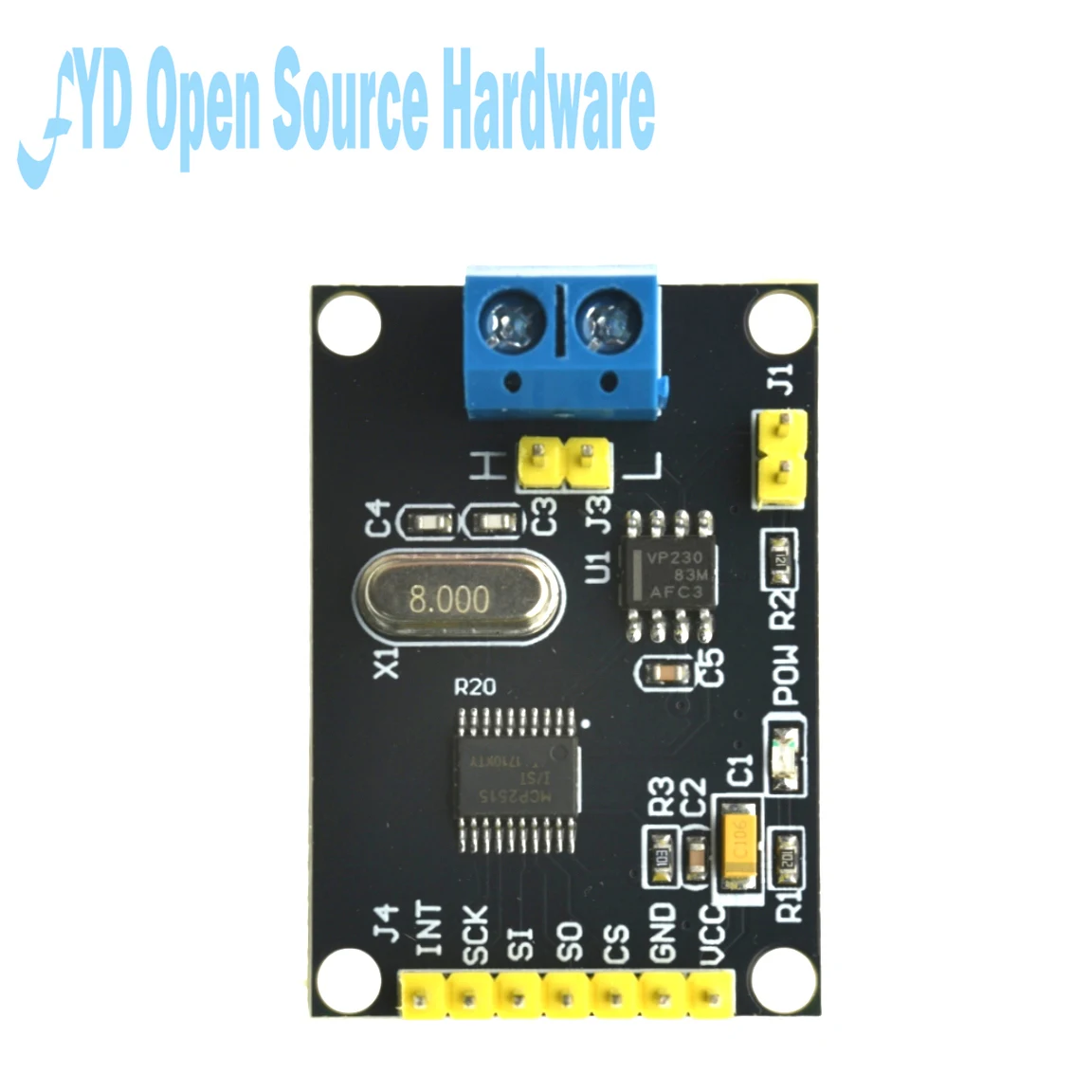 MCP2515 CAN Bus Communication Module Development Board SN65HVD230 Transceiver SPI