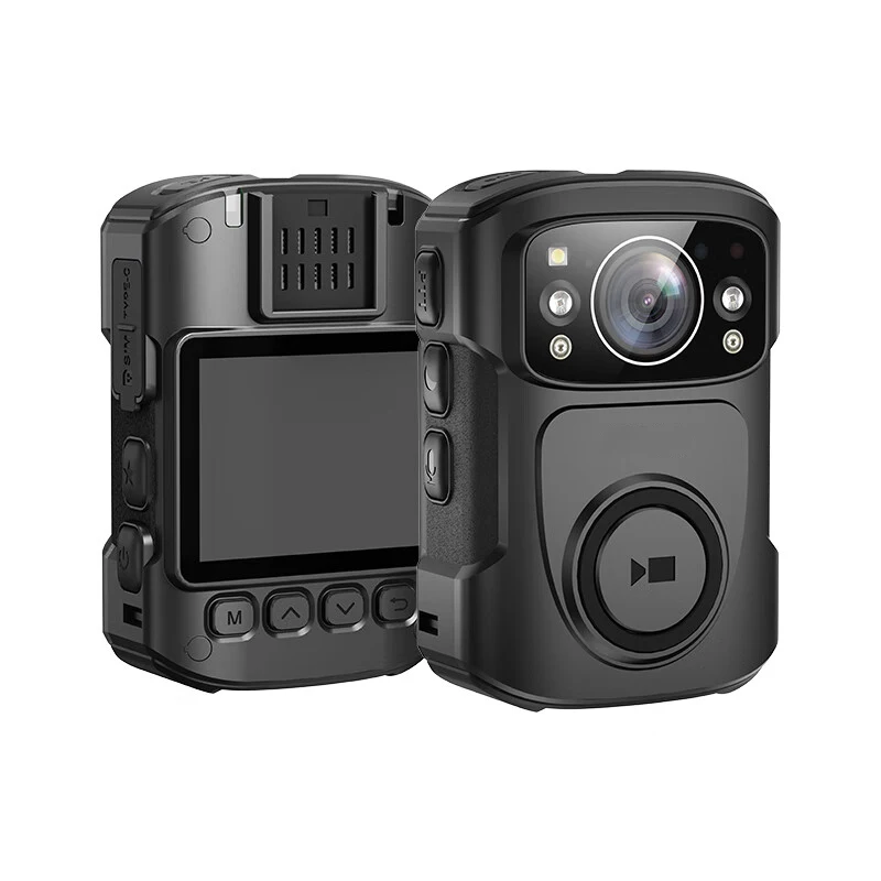 2023 latest 4G professional H.265 Wifi GPS law enforcement live streaming portable body worn  with IR night