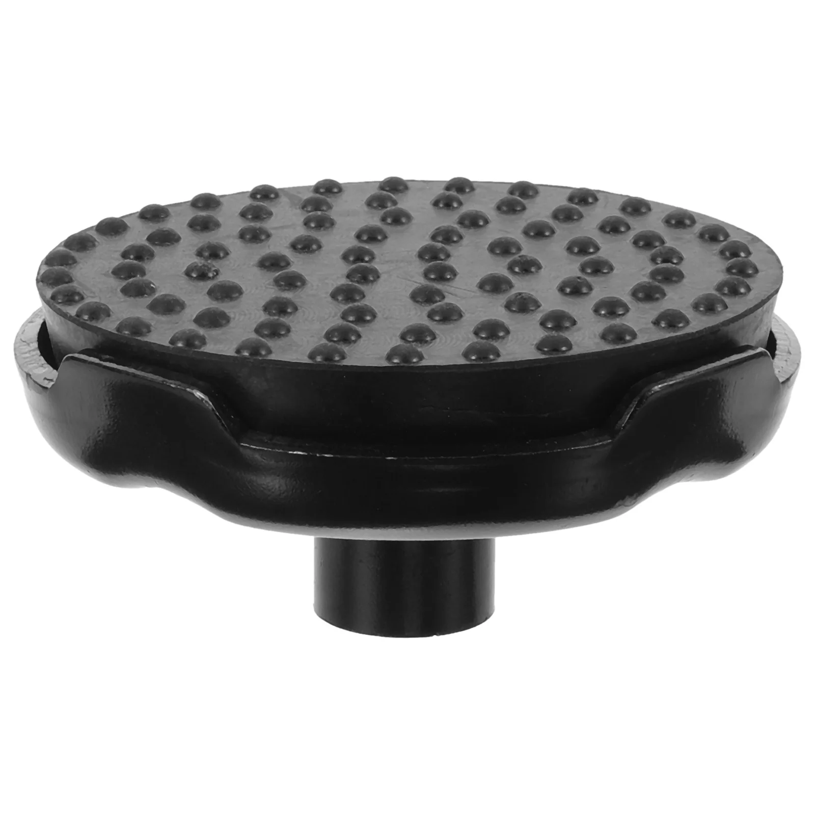 

1 Set Hydraulic Jack Adapter Steel Tray Foot Pad Stable Nonslip Support for Lifting and Repair Accessories Bottle Jack Axle