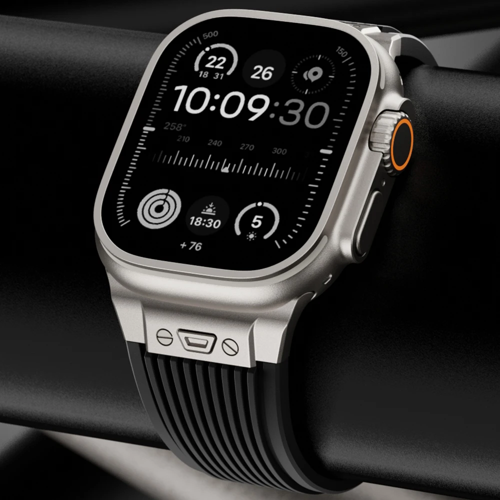 

Ремешок силиконовый для Apple Watch 42/44/45/49 мм 9/8/7/6/5/SE Ultra 1/2