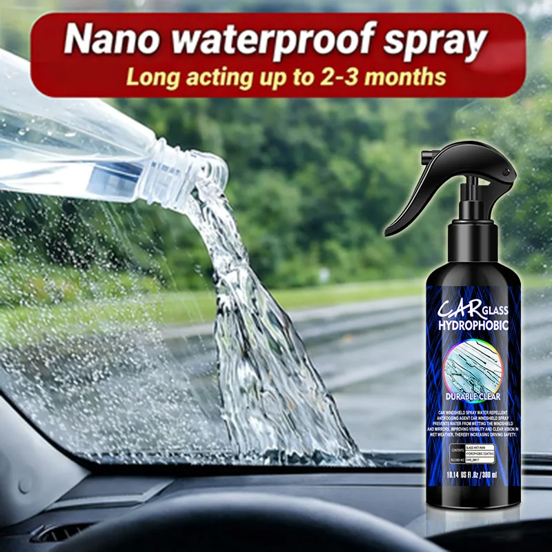 Car Water Repellent Spray Anti Rain Coating For Cars Glass Hydrophobic Anti-rain Liquid Windshield Mirror Mask Auto Chemical Age
