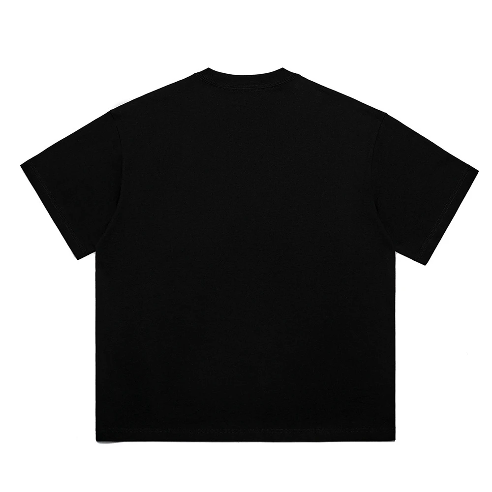 Lyprerazy Men's Short Sleeve T-shirt Japanese Personality Streetwear Lucky God Printed Trendy Brand T-shirt