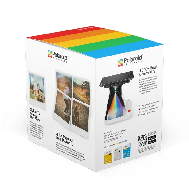 Polaroid LAB Tower Is Suitable For Itype 600 Photographic Paper Transform Your Digital Photos Into Real-life Polaroid Pictures