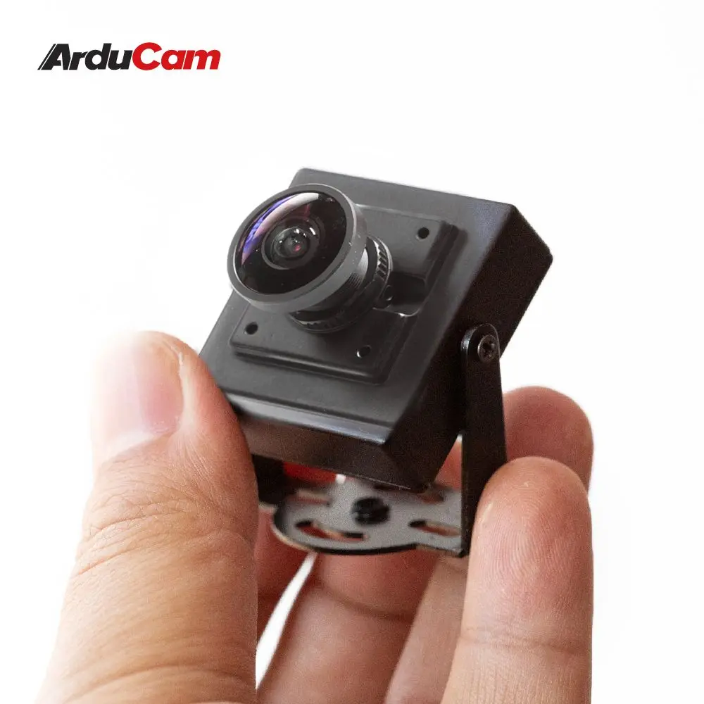 Arducam Fisheye USB-camera bij weinig licht met mini-metalen behuizing, 2MP 1080P IMX291 groothoek mini H.264 UVC-videocamerabord met Mi