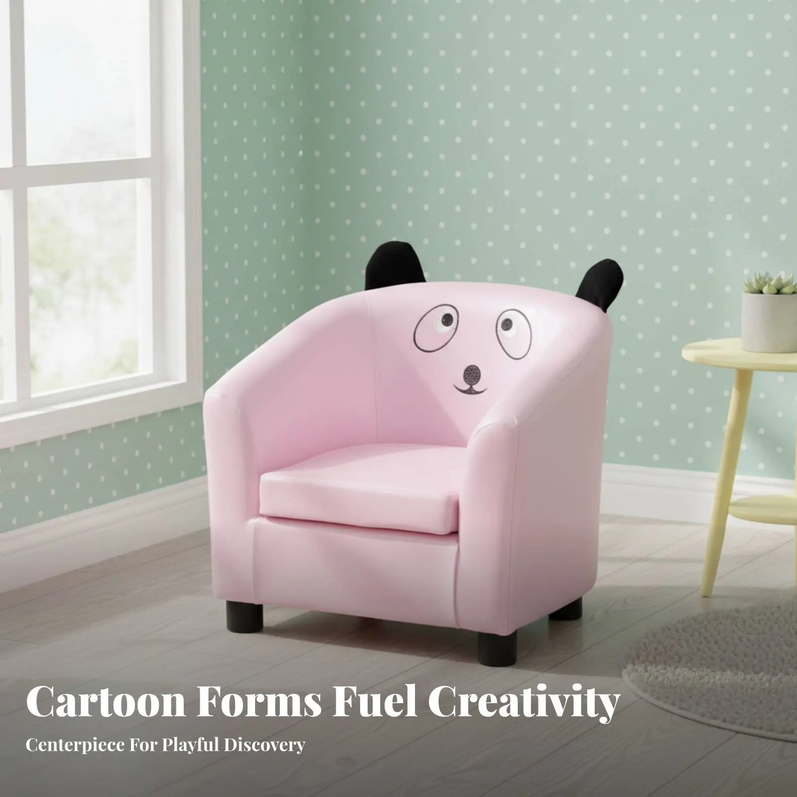 2-pieces-crown-shaped-chair-with-footrest-princess-design-kids'-armchair-soft-and-comfortable-sturdy-frame-for-playroom-bedroom