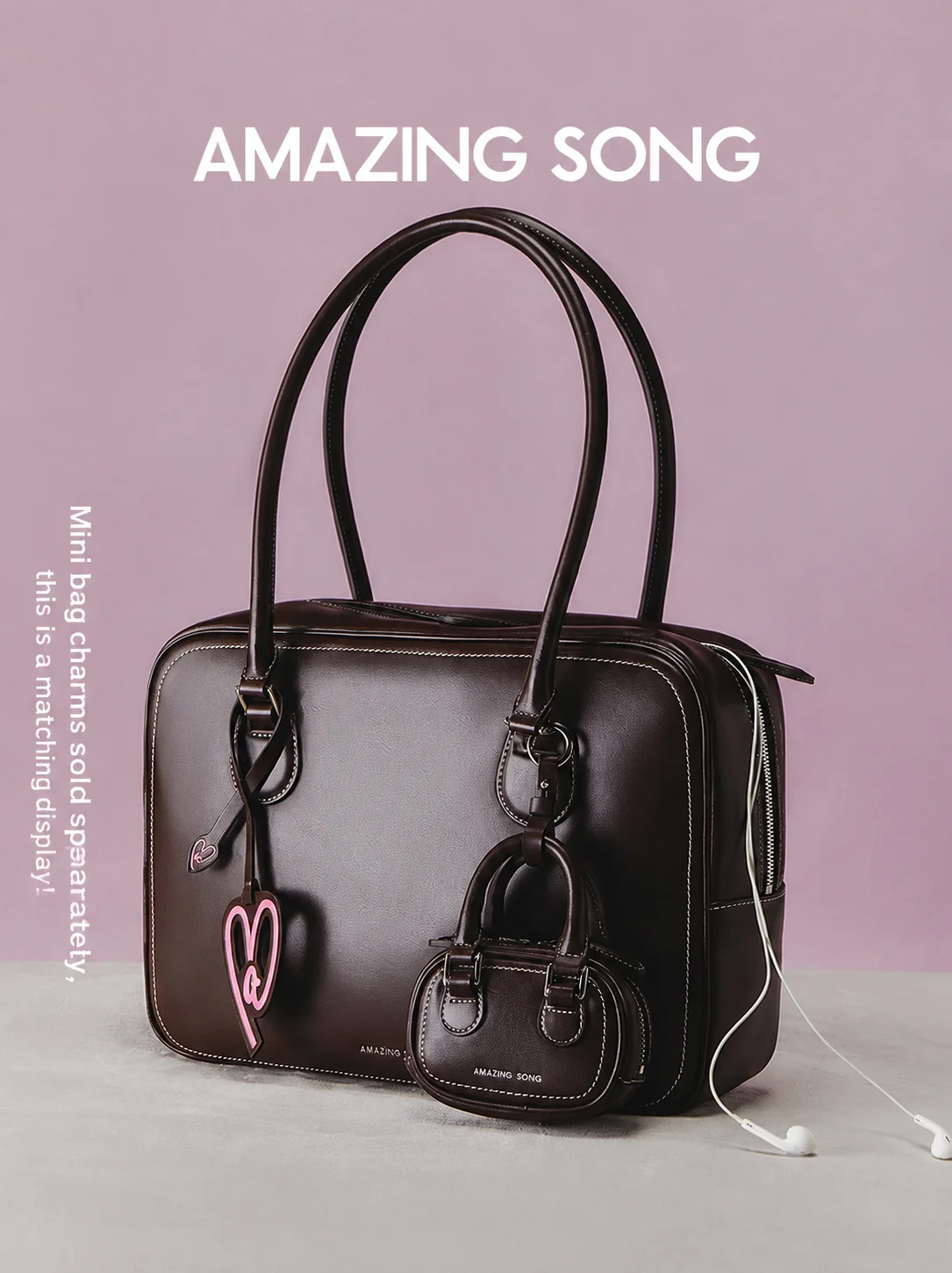 Amazing Song Toast Bag Large Leather Shoulder Bag Cross Bag Original Designer