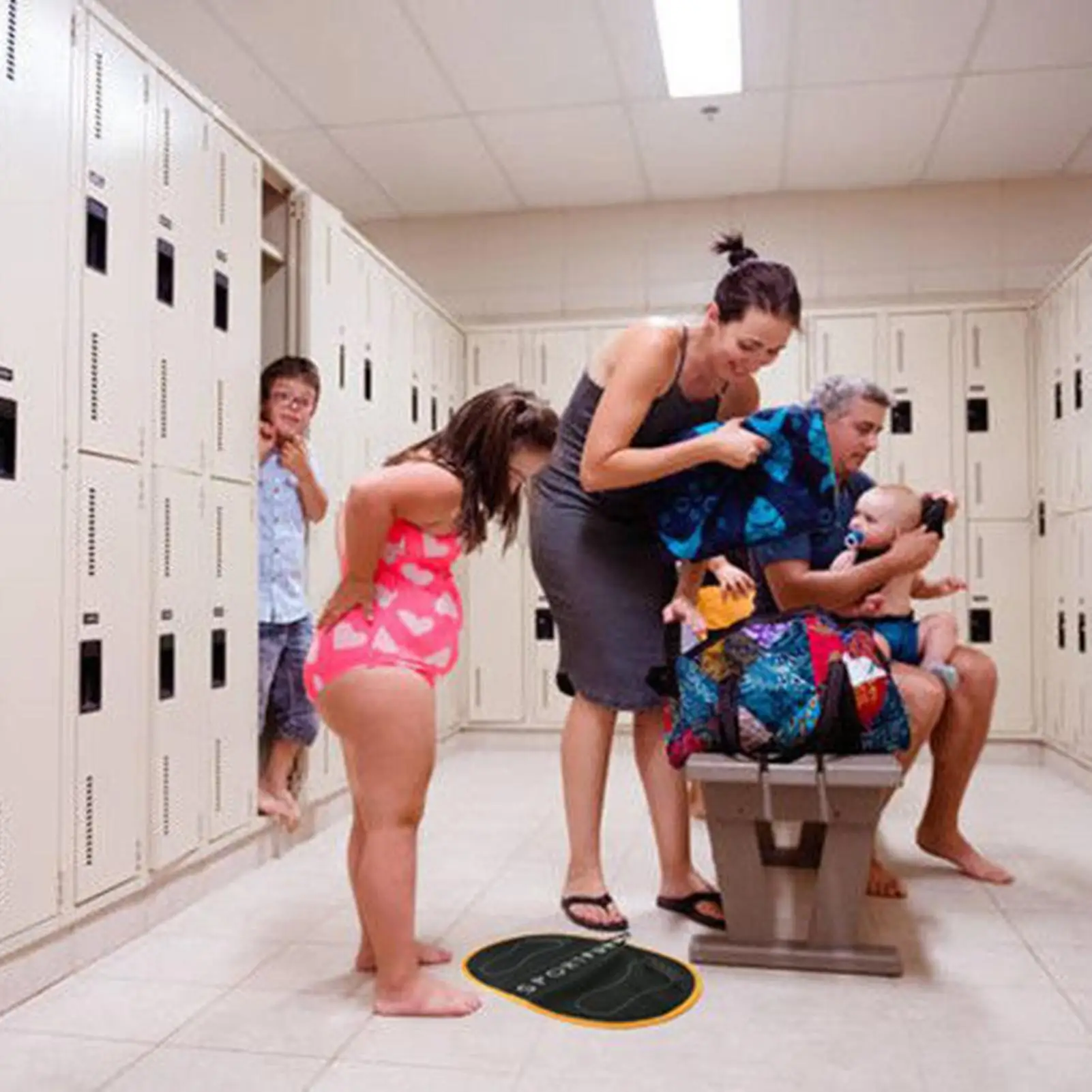 Cambiador de traje de neopreno, equipo de surf impermeable, cambiador de traje de baño plegable con asa de transporte para piscina profesional