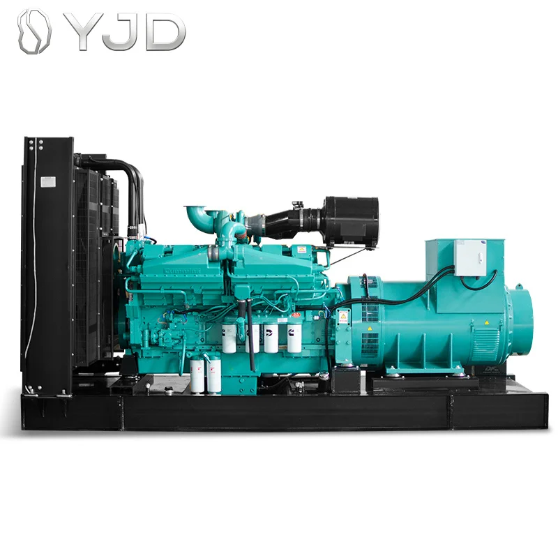 Factory Price Powered by Cum-mins KTA50-GS8 Engine Open Type 1200kw diesel Generator