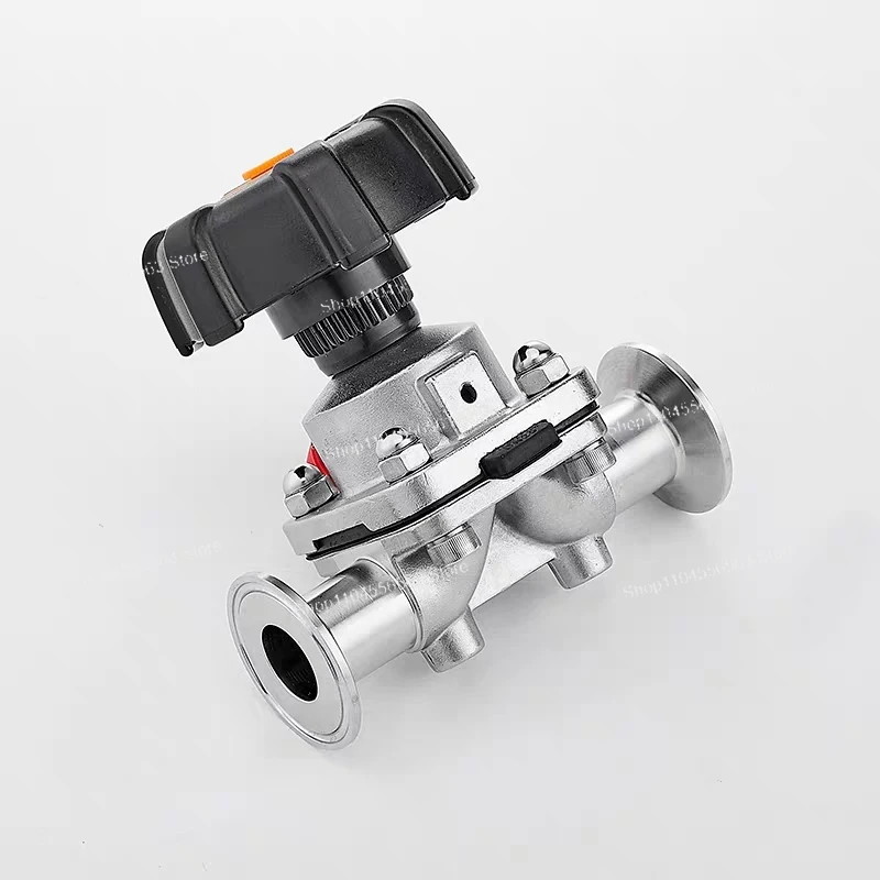 Sanitary 316L Tri-Clamp Diaphragm Valve 50.5mm OD, Quick Install for Food & Beverage Processing