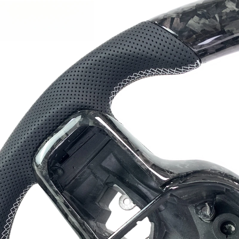 Custom Forged Carbon Fiber Sport Steering Wheel Car Interior Modification Accessories