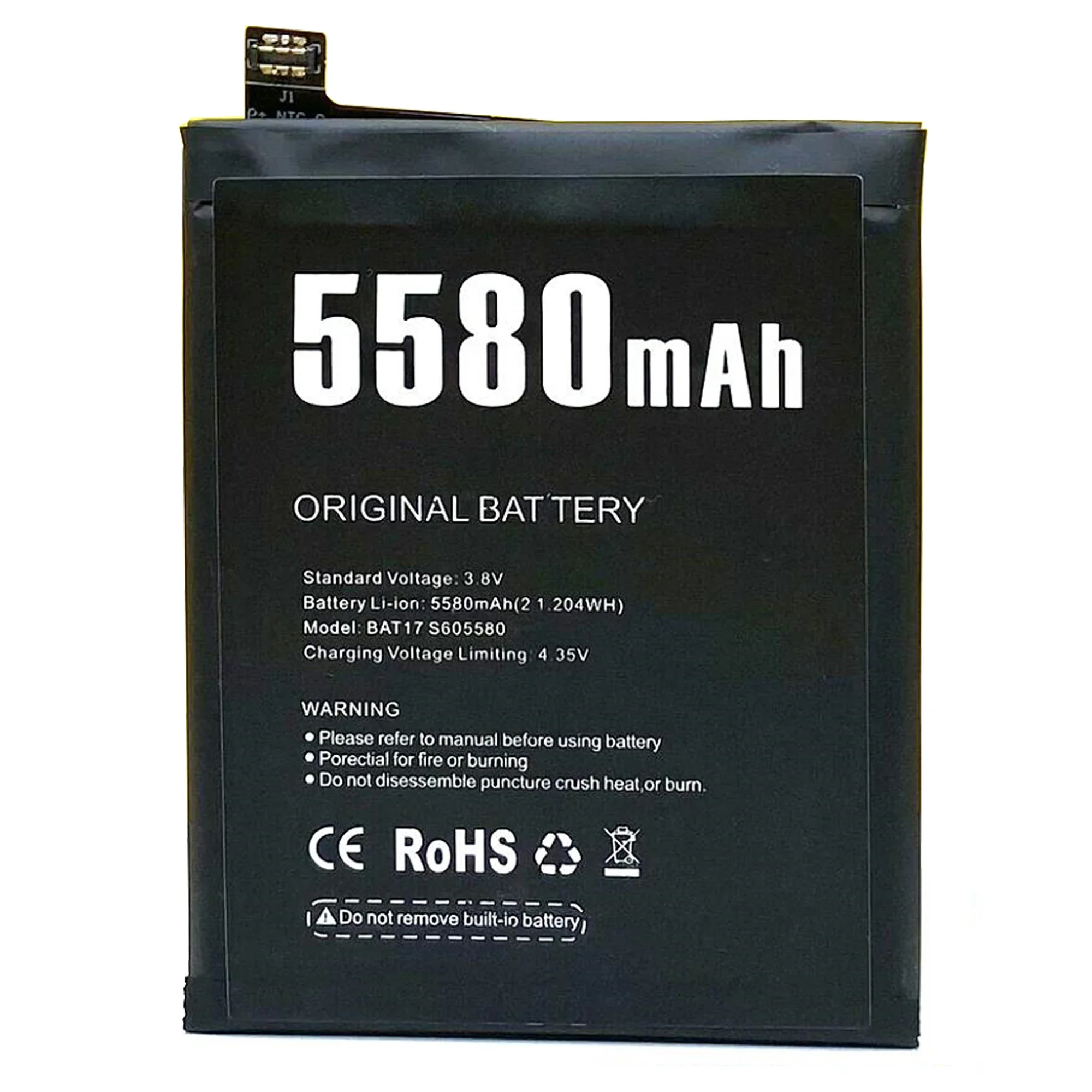 BAT17M15580 BAT173605580 Battery For DOOGEE S60 S60 LITE Repair Part high capacity Capacity Mobile Phone Batteries Bateria