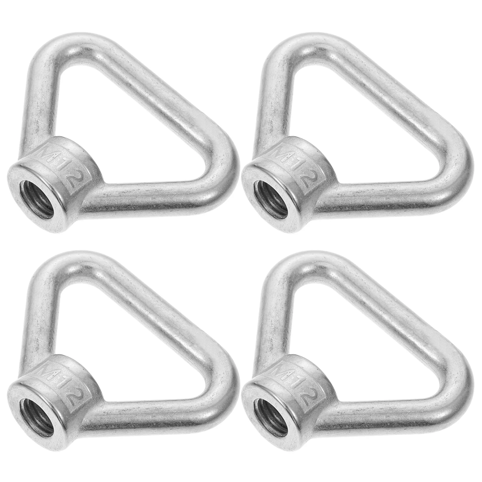 

4 Pcs Stainless Steel Eye Nuts 304 Tie Down Rings Roof Rack Hardware Corrosion Resistant Mining Forestry Machinery