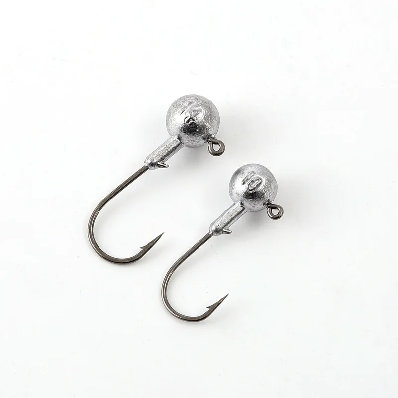 Fishing Hooks 2g 3g 5g 10g Crank Head Hooks High-carbon Steel Head Jig Lure Hard Bait Soft Worm Fishing Tackle Accessories