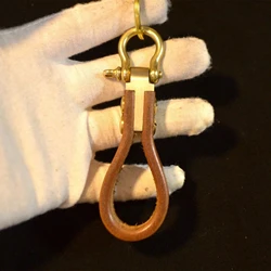 Leather Keychain Car Accessories Handmade Men Gifts Key Manager Custom Key Fob