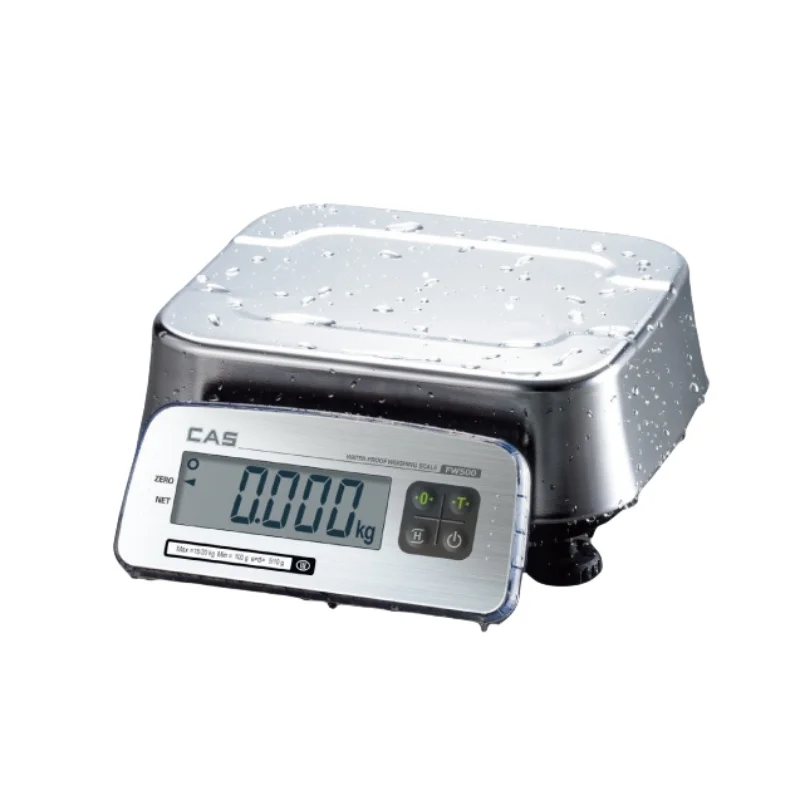 

Veidt Weighing CAS FW500-30 30Kg High Quality Platform Weighing Bench Scale Portable Electronic Stainless Steel Waterproof Scale