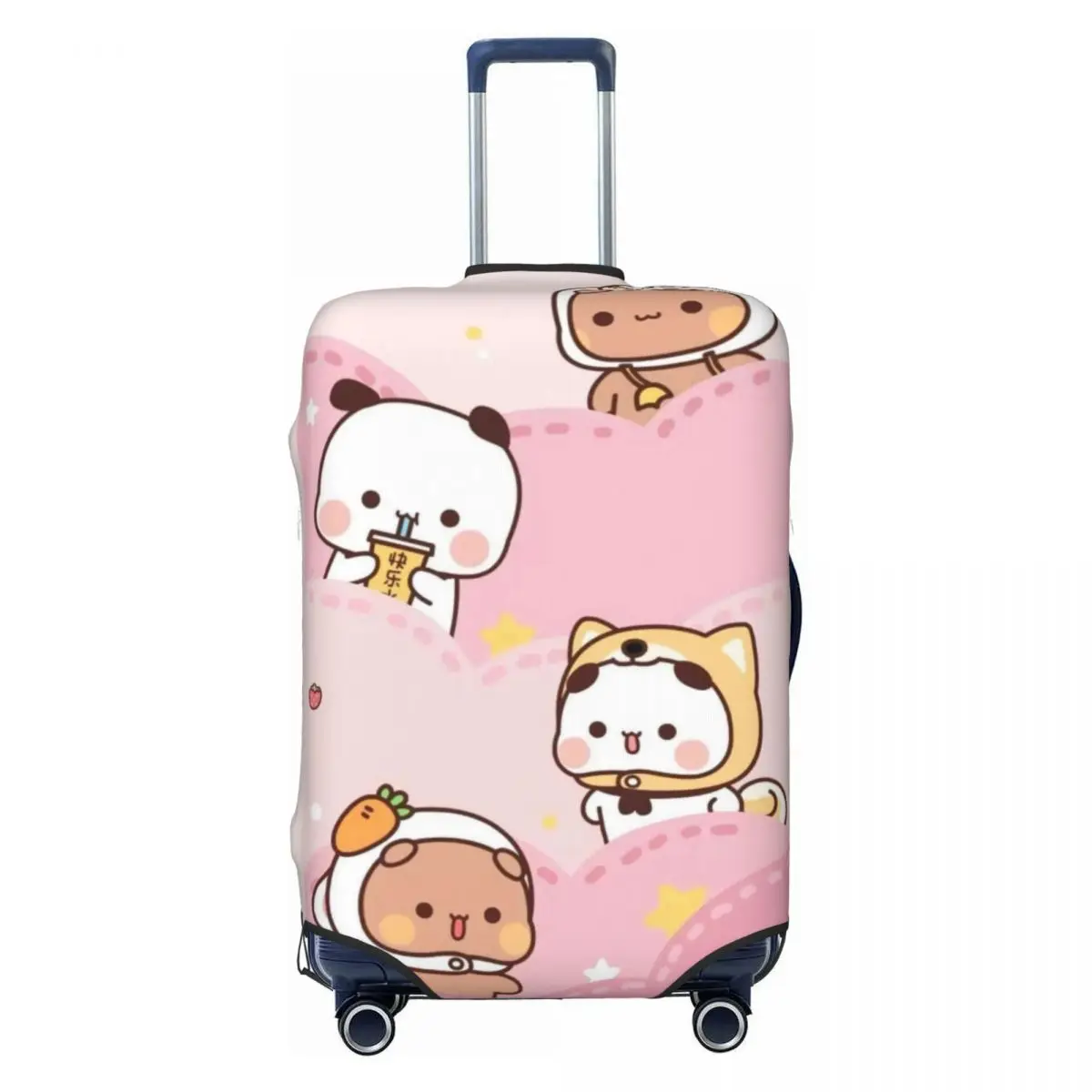 Cute Bubu & Dudu Suitcase Cover Flight Practical Luggage Accesories Travel Protection