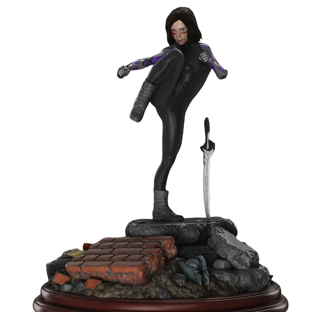 Figura Alita 1:24, Kit de modelo de resina en miniatura, Kit de modelo de plástico sin pintar A741