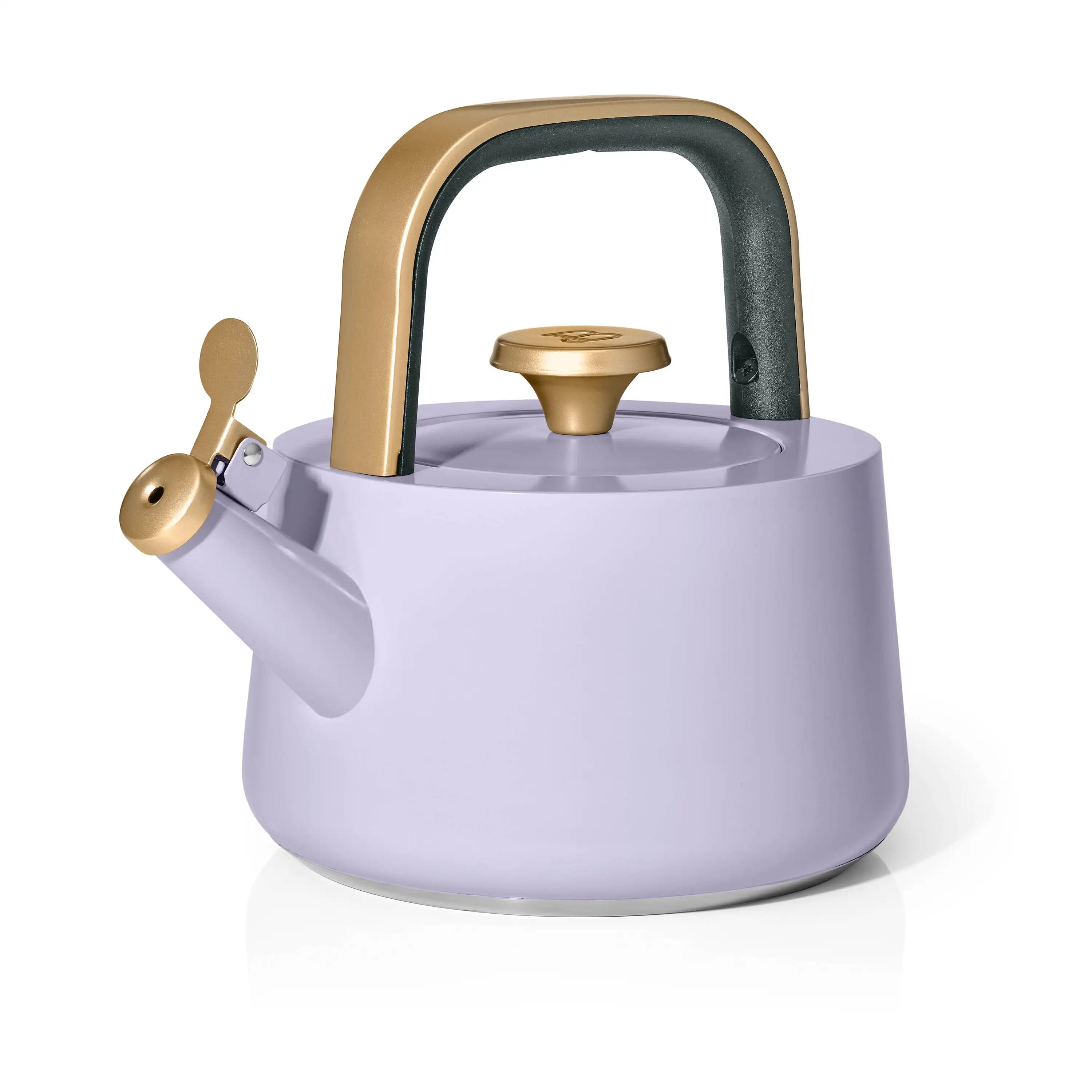 

Lavender Ceramic Tea Kettle 1.8L, Non-Stick Interior Prevents Limescale, Whistling Design for Stovetop Use