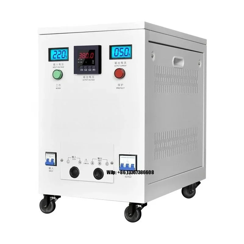 High Quality 15kva 30kva 220V to 220V 380V 415V 440V Single Phase to Three Phase Voltage Phase Converter for Printing Machine