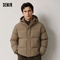 Semir Down Jacket Men Waterproof Windproof 2026 Winter New Shoulder-Fitting Outerwear Couple Down Jacket