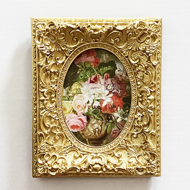 

Mutihome Room Deco European Style Garden Children's Birthday Gift Resin Picture Frame For Girlfriend American 3-inch Wall Frame