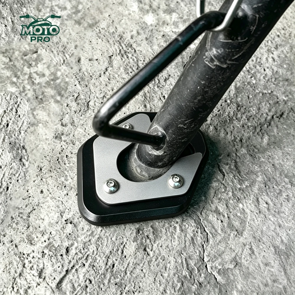 Side Stand Extension Foot Enlarger Pad For CFMOTO CF MOTO 650 Adventura 650 2022 - 2026 Kickstand Support Plate Side Stand Base