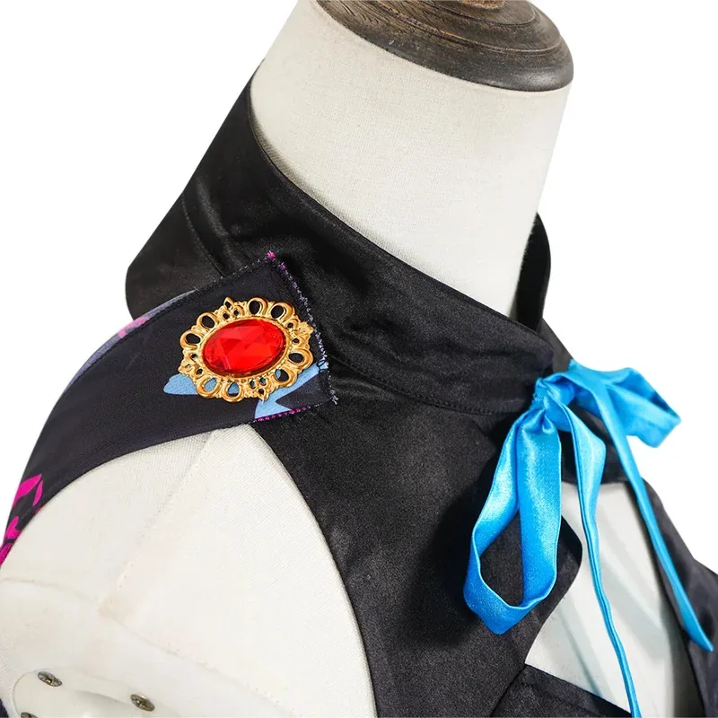 أزياء باوباو جينكس التأثيرية غامضة LOL لوليتا فستان قبعة ملابس حفلات الهالوين كرنفال كوسكو