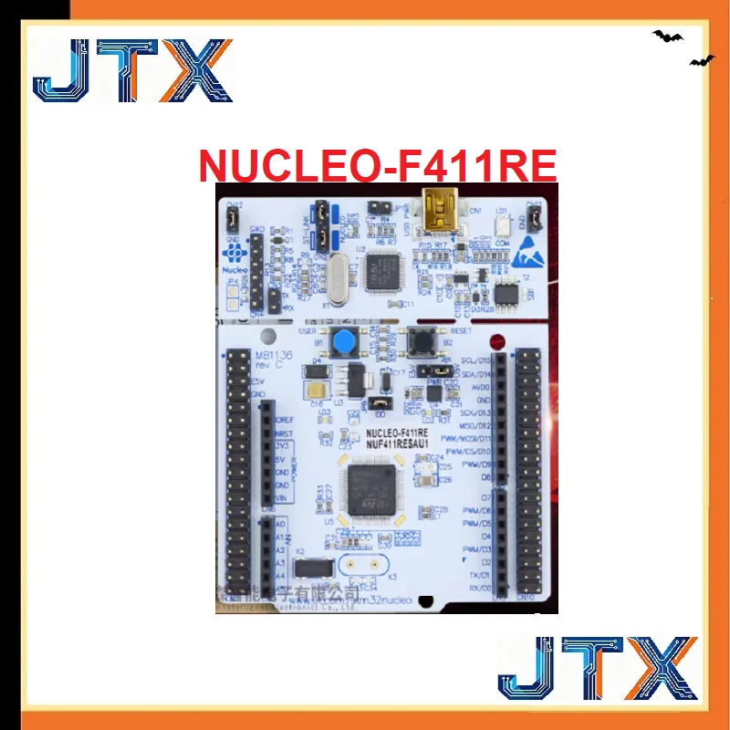 

1 шт./лот макетная плата NUCLEO-F411RE NUCLEO-F411 NUCLEO STM32F411