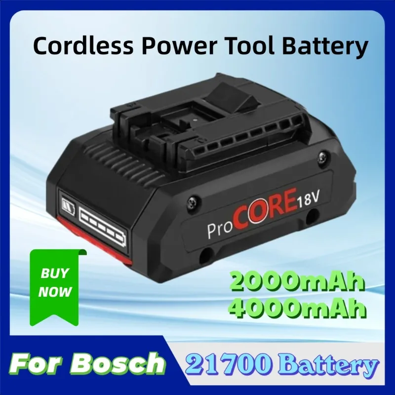 

Литий-ионный аккумулятор 18В для беспроводной дрели Bosch GBA18V80 MAX, элементы 21700