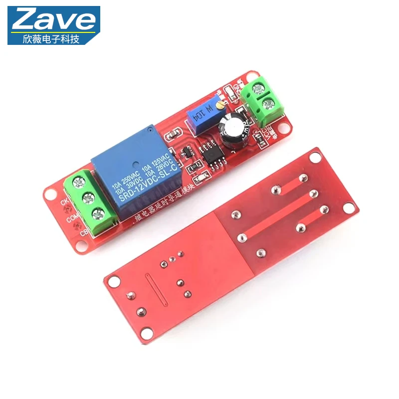 NE555 DK555 Timer Switch Adjustable Disconnect Module Time delay relay Module DC 12V Delay relay shield 0~10S