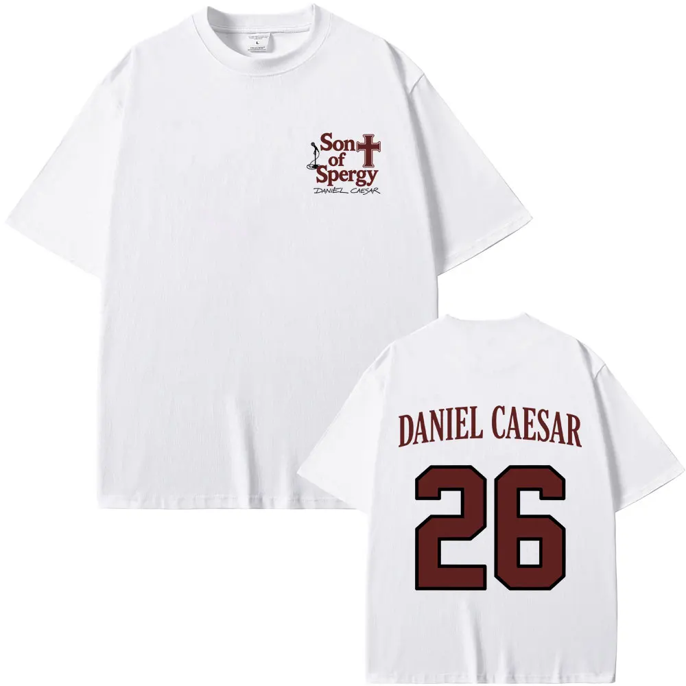 Rapper Daniel Caesar, „Son of Spergy“-T-Shirt, für Männer und Frauen, Hip-Hop-Mode, Popmusik-T-Shirts, hochwertige Baumwoll-T-Shirts für Herren, Streetwear. – Detail 6