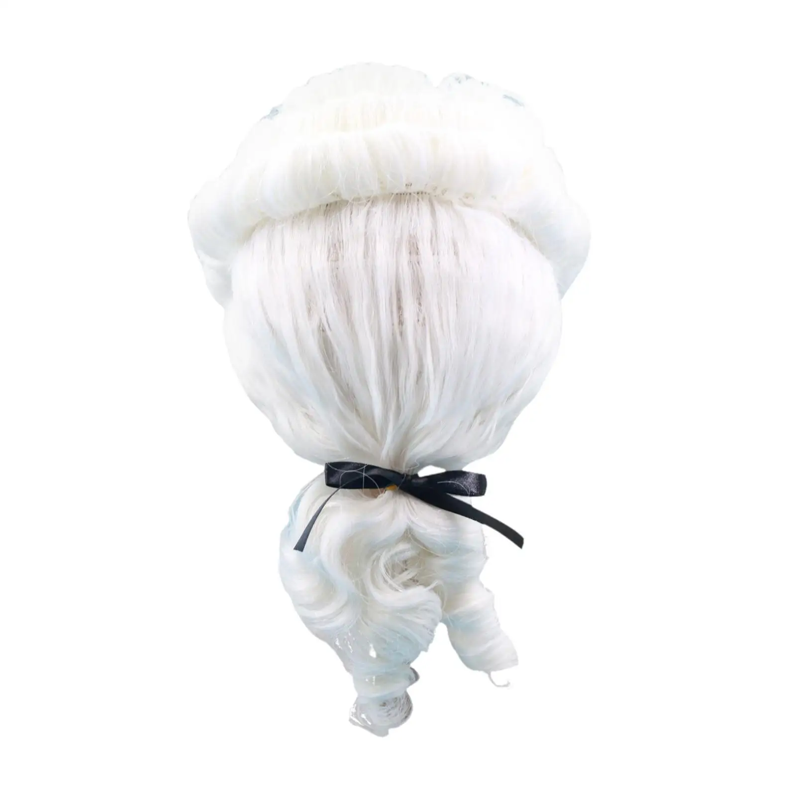 Peruca colonial de Halloween masculina juiz advogado peruca para uso diário shows de concertos