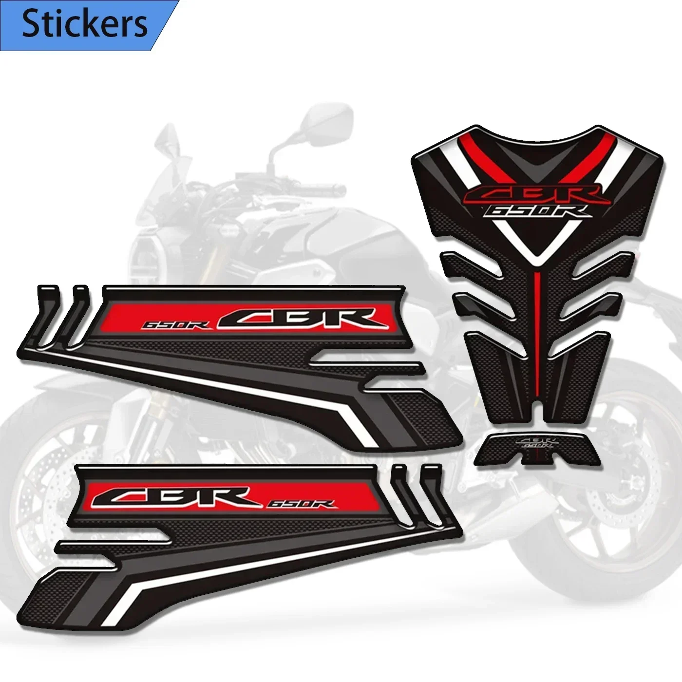 

Tank Pad Protection FIT Honda Cbr 650r Cbr650r Hrc Fireblade Motorcycle Side Grips 3d Decals Gas Fuel Oil Kit Knee