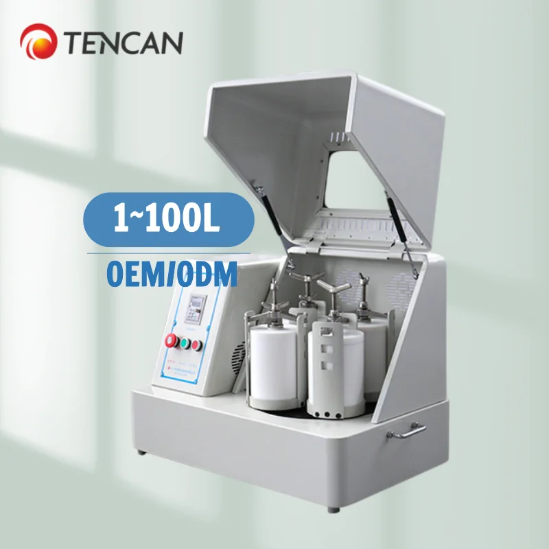 TENCAN 40L Vertical Square Nano Powder Grinding Machine Laboratory Material Processing Equipment Planetary Ball Mill