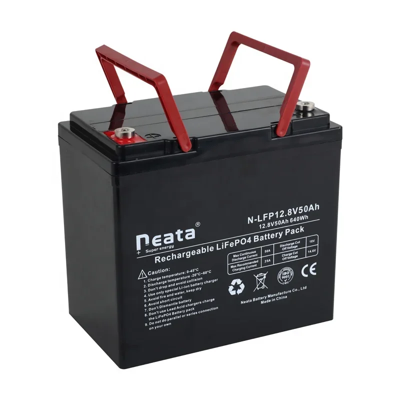 Neata Lithium Battery 12V 50Ah 600W Lifepo4 Battery For RV / Boat / solar energy Battery