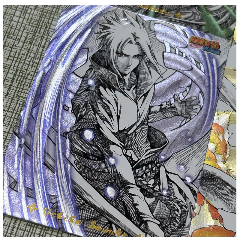 Naruto 22PCS/SET DIY Naruto Uzumaki Kakashi Kakashi Uchiha Sasuke Jiraiya Collectible Cards Holiday gifts Pain Tendo