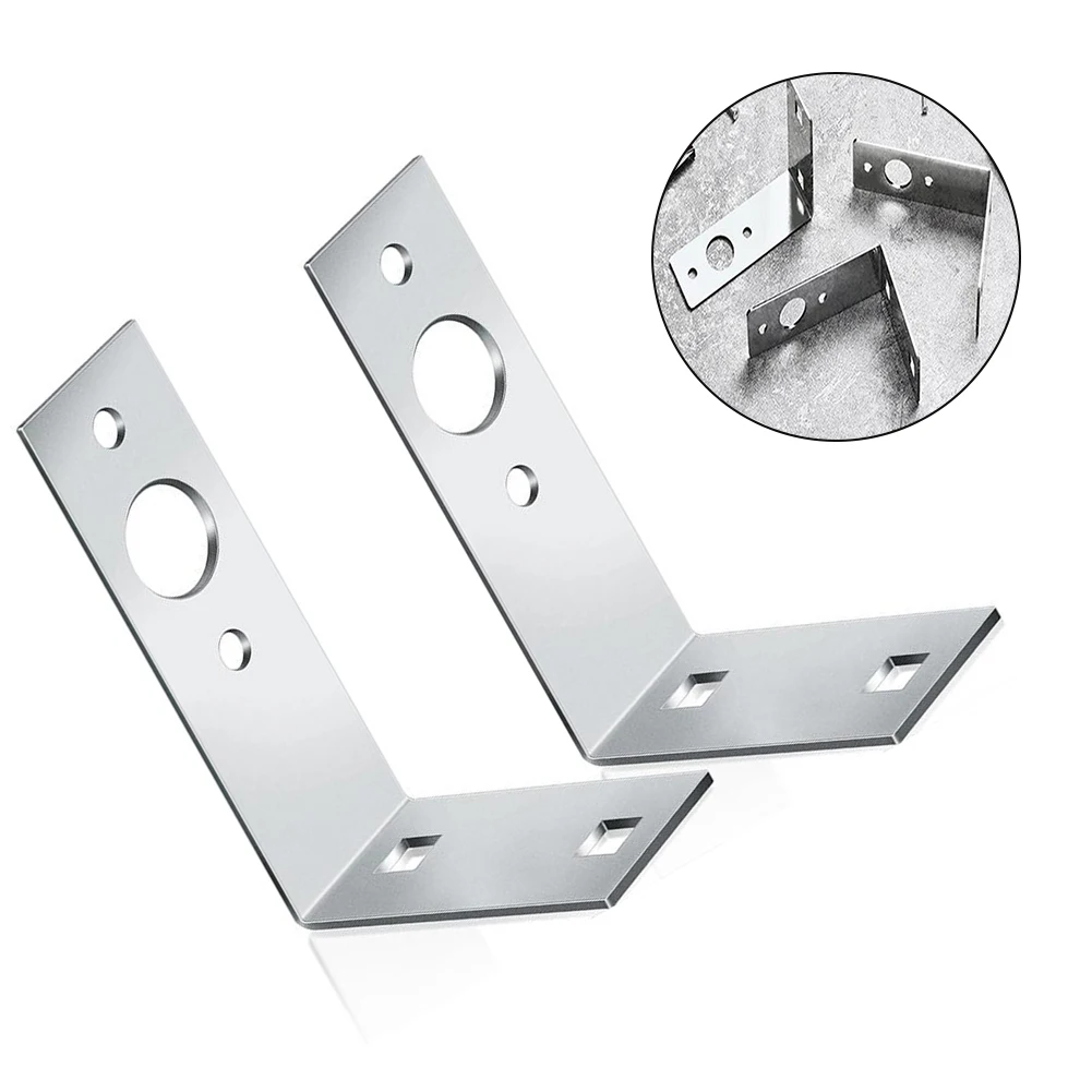 

2pcs L-Shape Trailer Light Bracket For L-Shaped Trailer Light Brackets Easily Install Rust-Resistant Hardware Rack Towing Tools