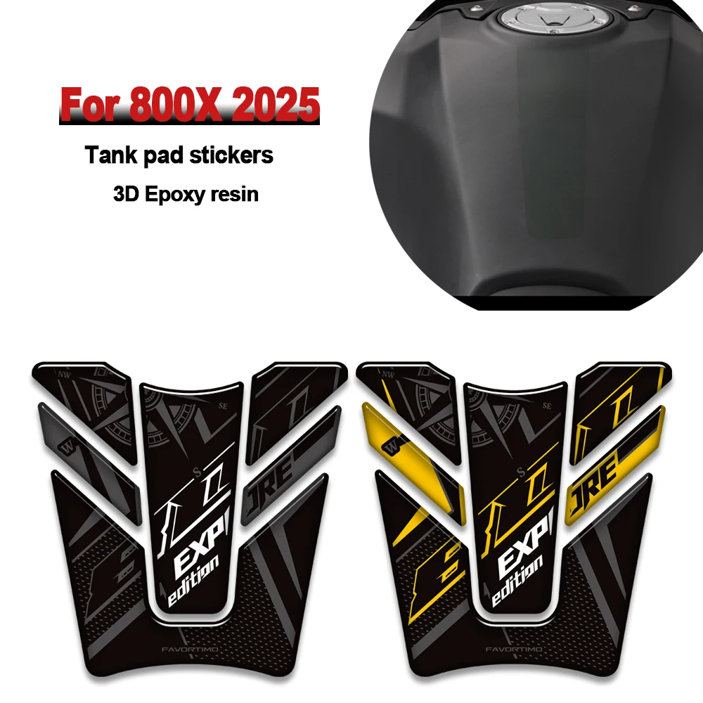 

Новый декоративный набор наклеек для мотоциклетных колпачков топливных баков, 3D-наклейки из эпоксидной смолы для Kove 800X 800 X Pro Super Adventure RALLY ADV