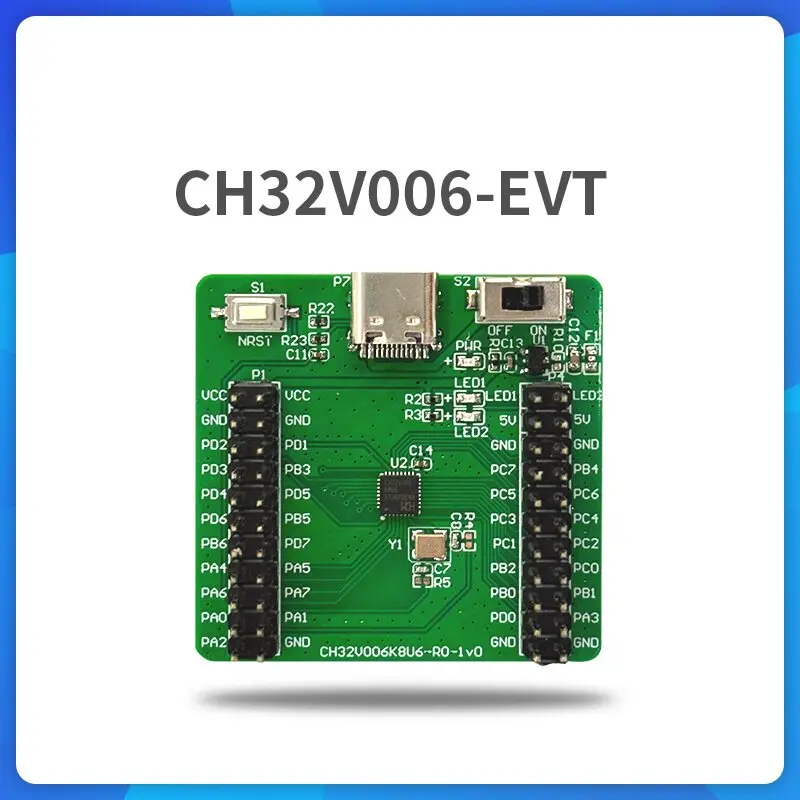CH32V006 Evaluation Board RISC-V Core Board Card CH32V006K8U7-EVT-R0