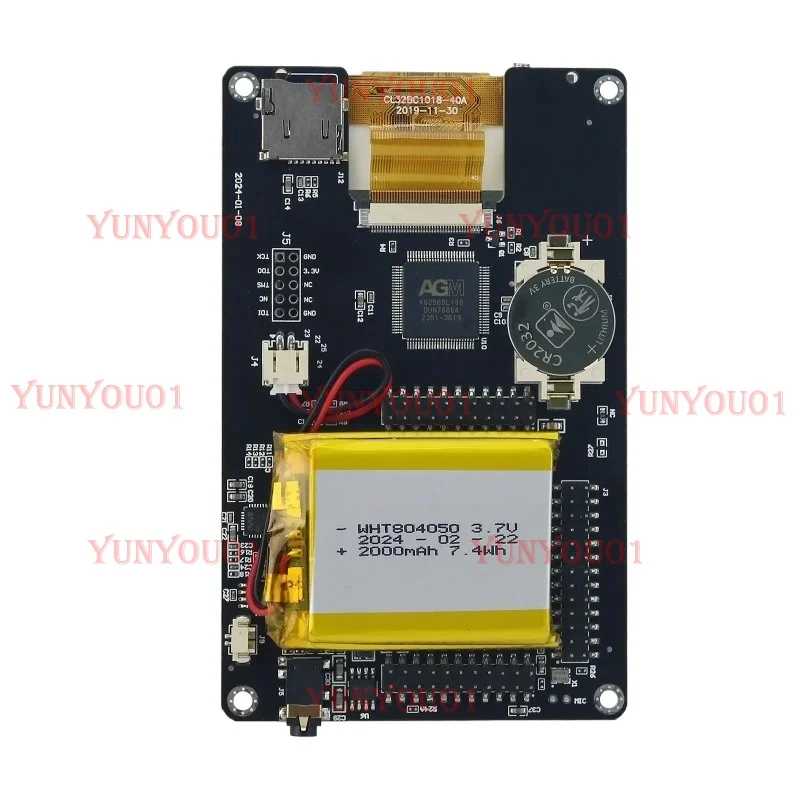 

PortaPack H2 for HamGeek R9 Radio Frequency One SDR + 0.5ppm TCXO + 1500mAh Battery + 3.2" LCD Touch Display