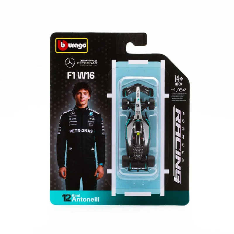在庫あり 新品 ブラーゴ F1 1/64 フェラーリ SF25 # 16 # 44