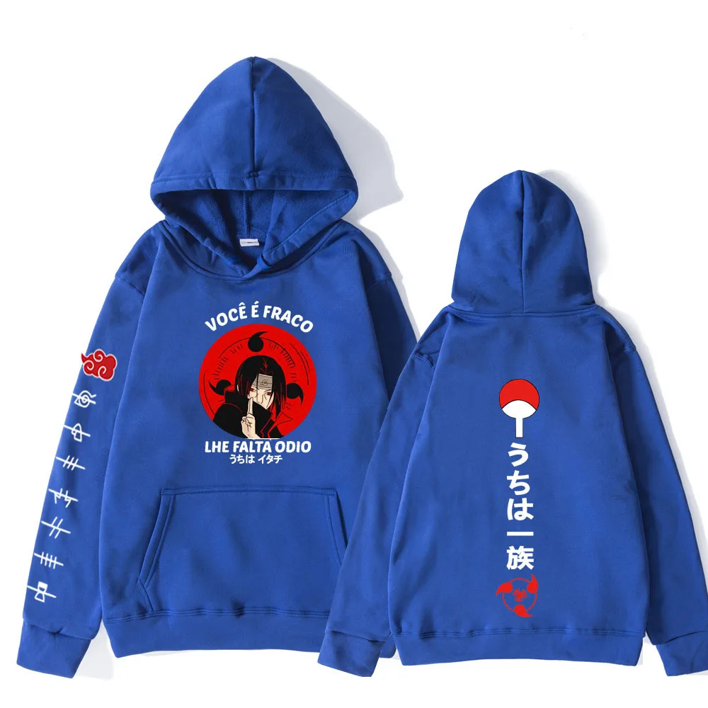 Naruto Hoodies Women Harajuku Pullovers Adorable Cartoon Character Print Hooded Sweatshirt Long Sleeves Y2k Top