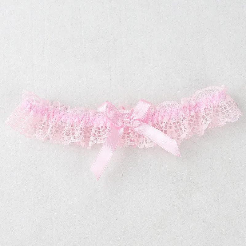 Women Sexy Bow Lace Leg Ring Lingerie Floral Garters Belt Bowknot Leg Loop Wedding Bridal Cosplay Lolita Girl Stocking Suspender