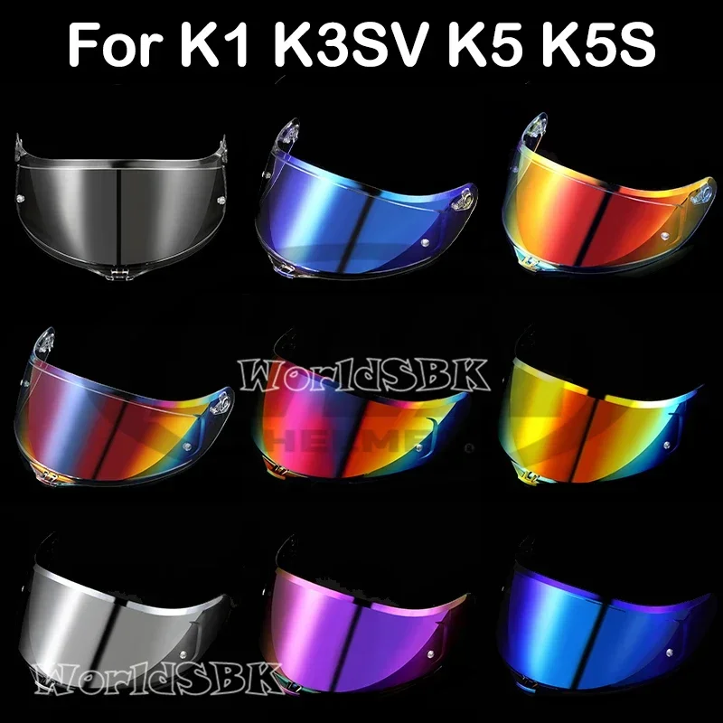 Helmet Lens for AGV K5 K5S K3SV K1 K1S Compact ST Motorcycle Helmet Visor Windshield Shield Motorbike Accessories Glasses Casco