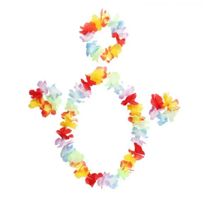 30cm-80cm Plastic Fibers Women Dance Grass Skirts Hula Skirt Hawaiian costumes Children Stage Dress Up Festive Party Supplies