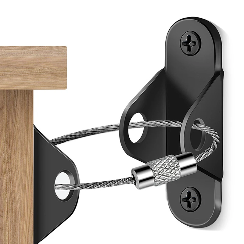 

1 комплект мебельных анкеров, мебельные анкеры с защитой от опрокидывания для защиты детей, безопасный анкер, мебельные крепежи на стену