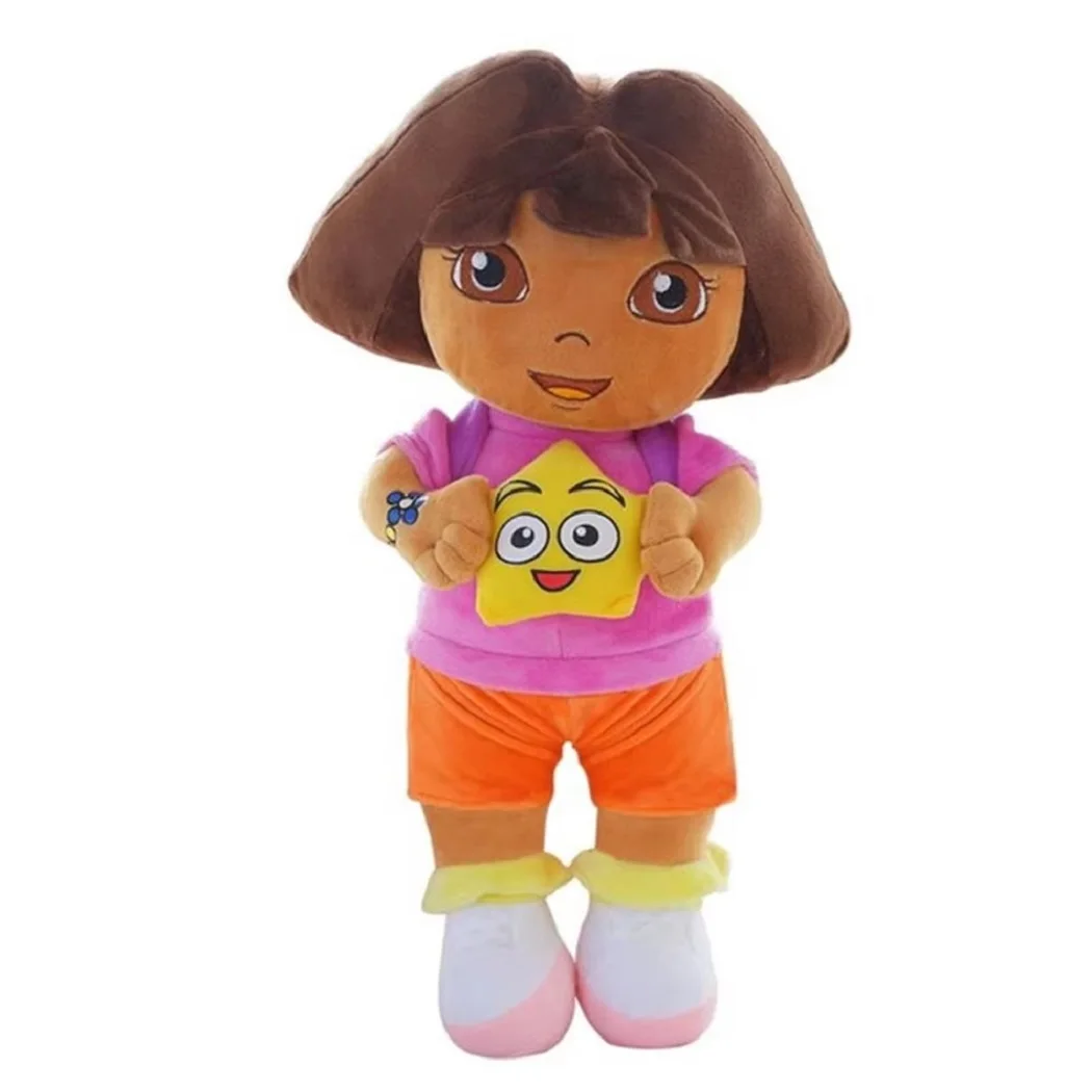 Venda quente 25cm genuíno amor aventura de dora macaco botas swiper brinquedos de pelúcia recheado macio anime bonecas para crianças presentes aniversário